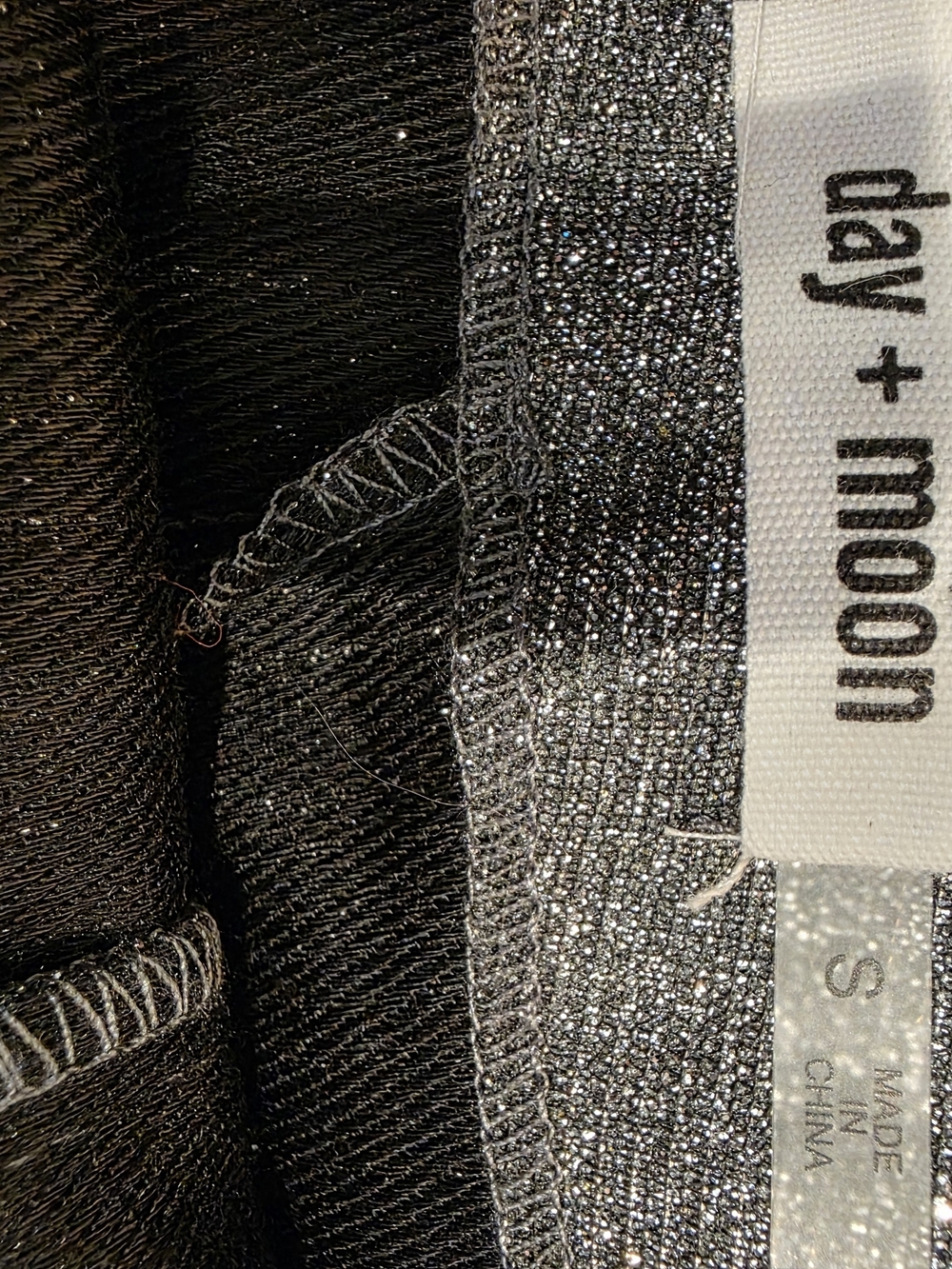 Sparkle Ruffle Mini Skort - Silver - Picture 8 of 8